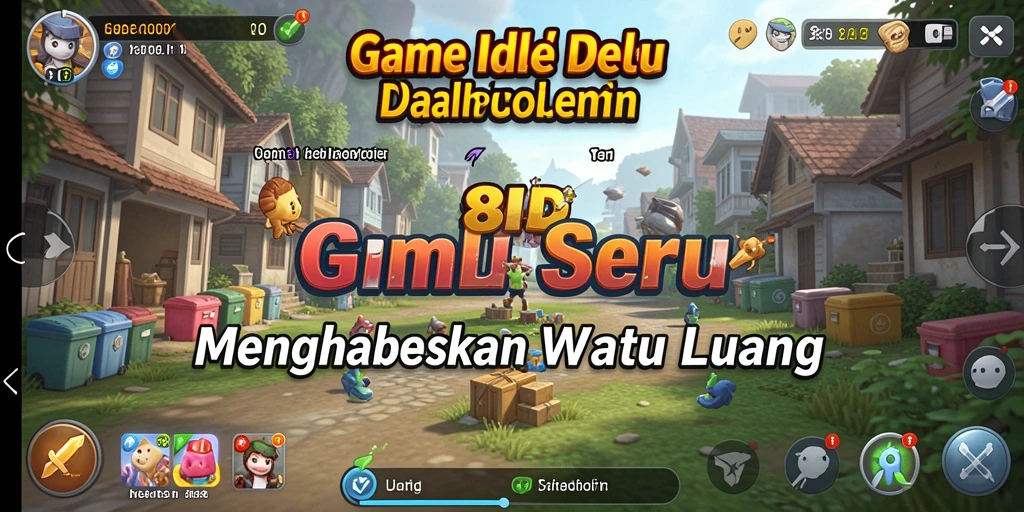 Screenshot gameplay 8ID menampilkan karakter dan sistem idle yang menarik.