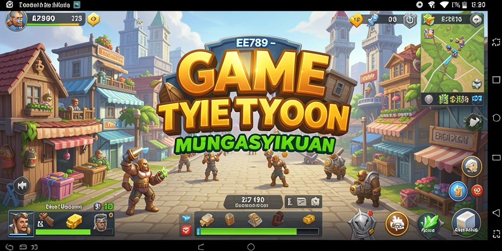 Tangkapan layar utama EE789 menampilkan aksi gameplay Tycoon yang menarik.