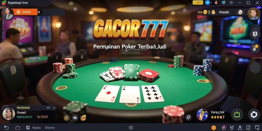 Screenshot GACOR777 menampilkan gameplay Poker yang seru dan interaktif.