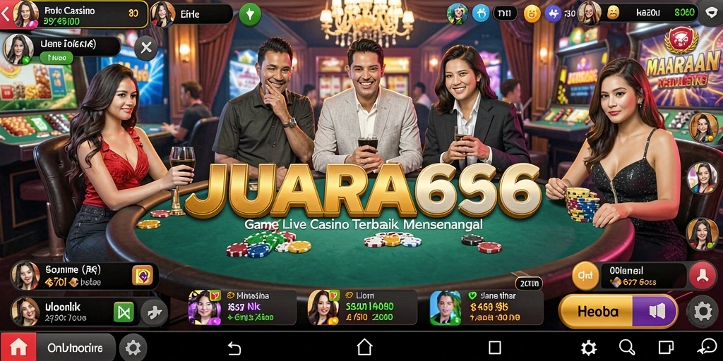 Screenshot gameplay JUARA666 menampilkan aksi mendebarkan di permainan Live Casino.