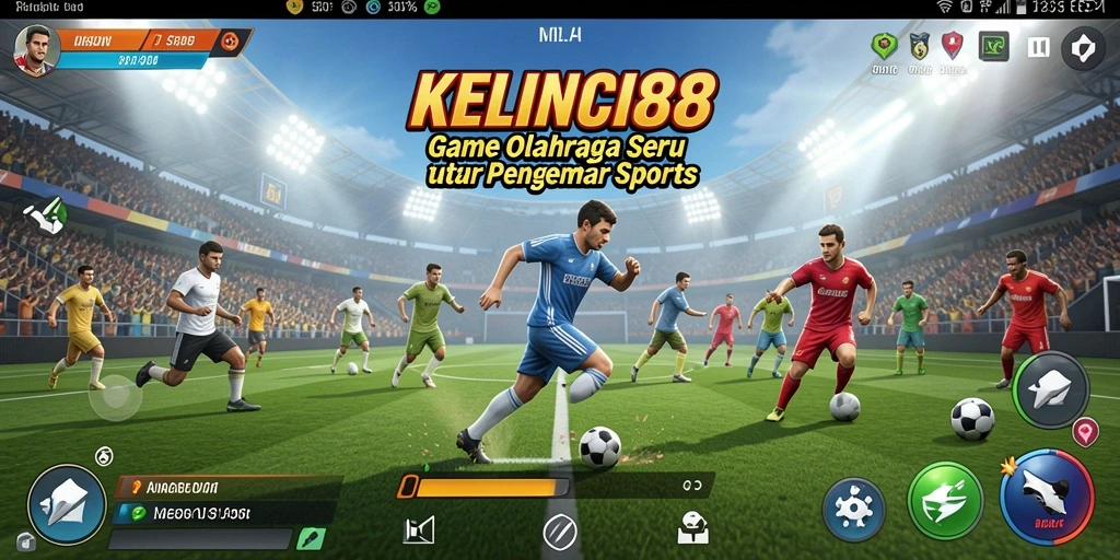 Gameplay seru di KELINCI88 yang menampilkan aksi olahraga.