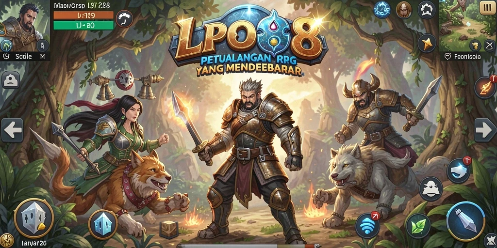 Tampilan gameplay RPG LPO88 yang mendebarkan di layar Anda.