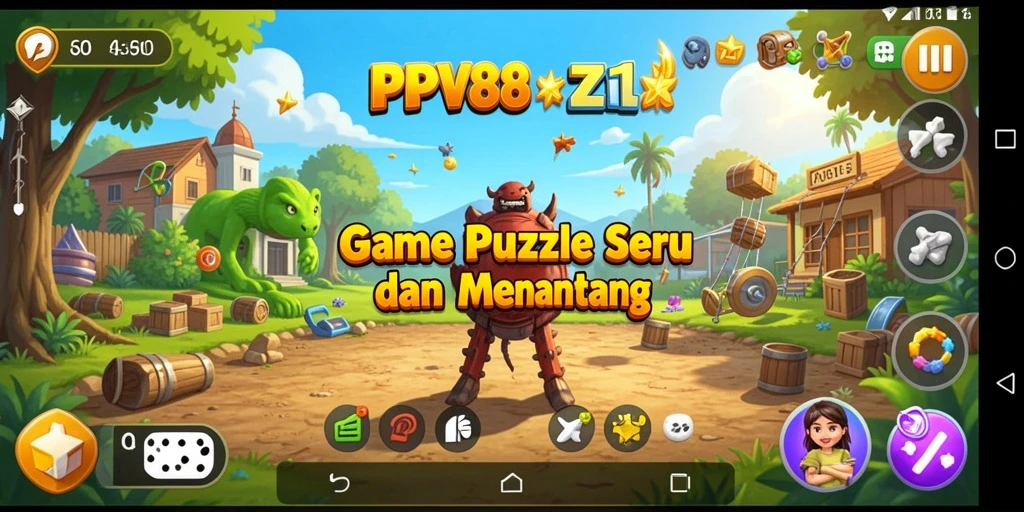Tampilan gameplay PPV88 yang menarik dan penuh tantangan Puzzle.