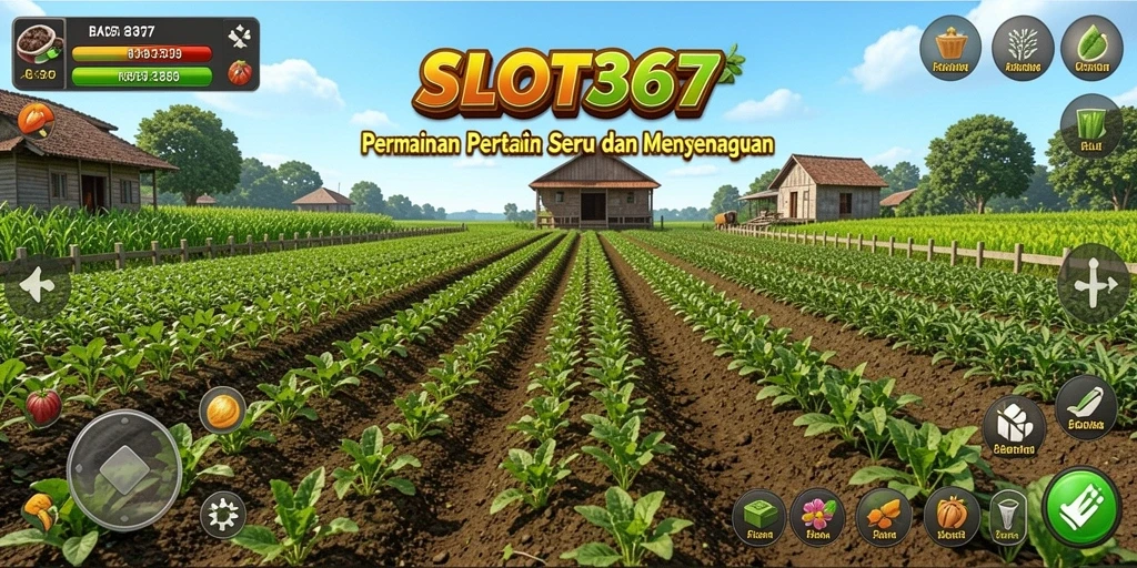 Tampilan menarik dalam permainan pertanian SLOT367 dengan aktivitas berkebun yang seru.