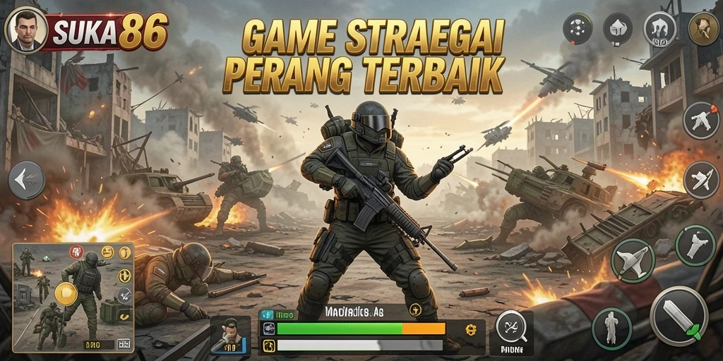 Screenshot gameplay SLG yang menunjukkan aksi pertarungan mendebarkan.