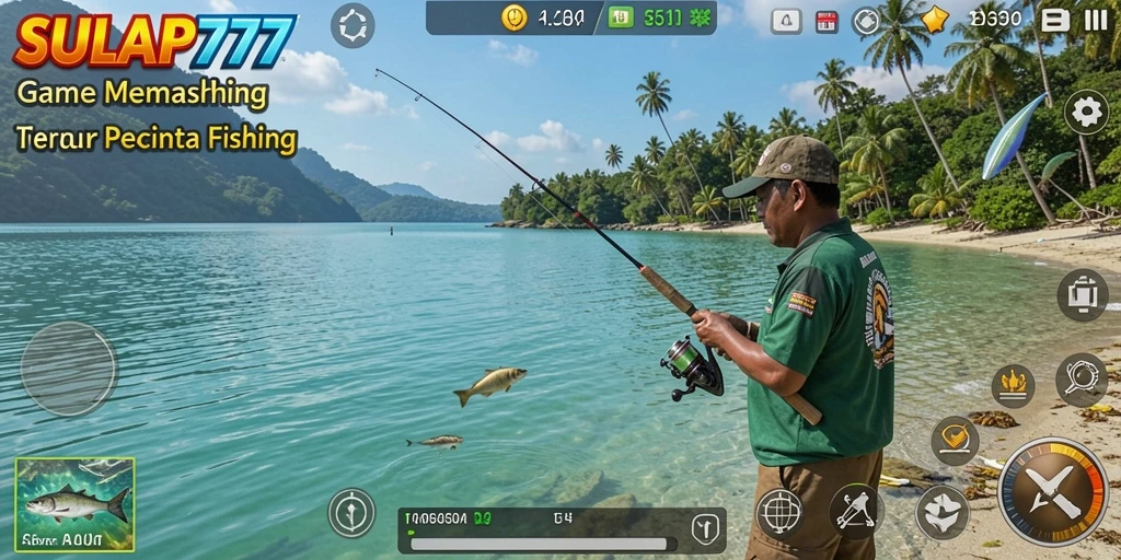 Gameplay menarik SULAP777 yang mengasyikan saat memancing.
