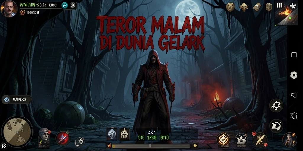 Gameplay menegangkan WIN33 dengan suasana Horror yang kental.
