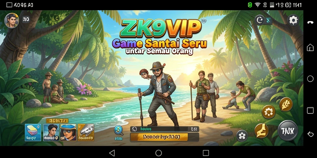 Tampilan gameplay ZK9VIP yang penuh warna dan menarik.